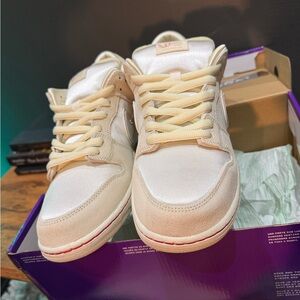 Cream and White Sneakers Nike SB - purchased from GOAT.